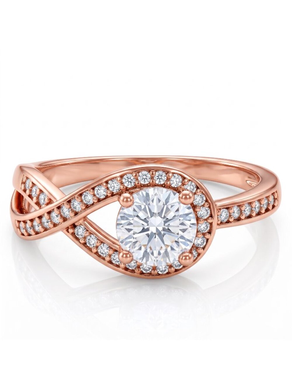 Rose Gold ring, 18k Rosegold finish From the Charmed Aroma